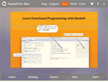 Tablet Screenshot of haskellformac.com